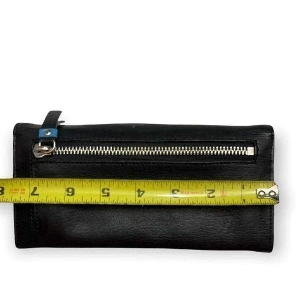 Tusk black leather wallet